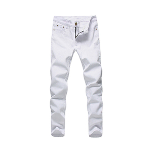 Jean en denim tissé léger et respirant pour homme, coupe ample et large, taille mi-haute, grande taille, idéal pour l'été – Vente en gros - Product Image 4