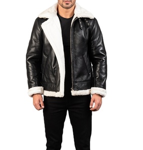 Chaqueta de cuero de carreras vintage de diseñador para hombre, venta al por mayor, chaqueta de seguridad Hip Hop para motocicleta con cuello levantado para invierno - Product Image 3