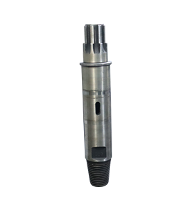 Eje de salida estriado de uso industrial mecanizado por CNC de alta calidad y personalizado por Vartis Engineering - Product Image 2