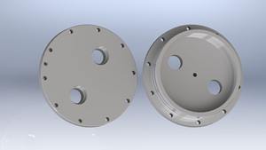 Yogi Engineering Plaque de couvercle à bride et bride de connexion (Fer fonte/Acier doux/Ligue d'aluminium/Acier inoxydable) pour le montage - Product Image 4