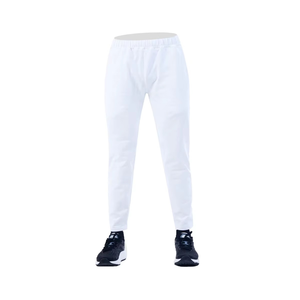 Pantalon de survêtement en coton blanc pour homme, taille élastique, décontracté, léger, respirant, tricoté, style printemps - Product Image 5