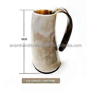 Tasse en céramique de sculpture Viking naturelle fabriquée à la main pour café bière personnalisée pour la maison hôtel restaurant utilisation directement de l'Inde - Product Image 4