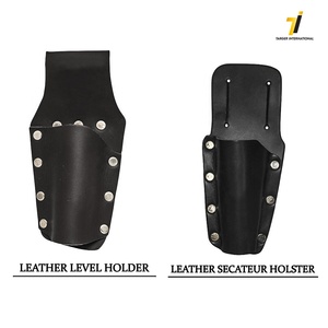Ceinture à outils en cuir véritable de vache, jeu de ceintures noir brillant, vintage - Product Image 5
