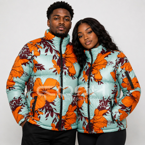 Cosh International Wholesale Mens <b>Padded</b> Puffer Jacket Custom Print Sublimation Print Premium Winter Fashion <b>Coat</b> OEM - Product Image 1