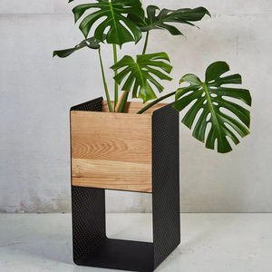 Jardinière surélevée en bois au design tendance avec support pour cuisine, balcon, jardinage intérieur et extérieur - Product Image 1