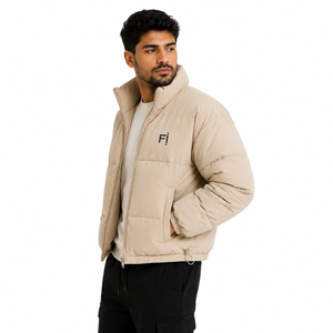 Men's Quilted Puffer <b>Jacket</b> Stand Collar Padded Winter Men's <b>Jackets</b> Wholesale OEM Custom Lightweight Warm Casual Outdoor <b>Jacket</b> - Product Image 4