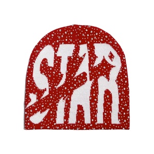 Custom Reversible Bini All Over Print Designer Knitted Unisex Rhinestone Bennie <b>Cap</b> Hat <b>Winter</b> Skull <b>Cap</b> Kint Beanies <b>for</b> <b>Men</b> - Product Image 6