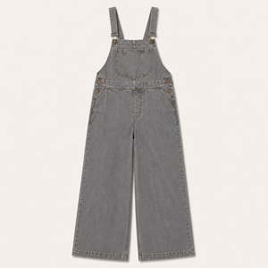 Women's Wide Leg Denim Overalls <b>Jumpsuit</b> Solid Washed Casual Strap Summer Streetwear Regular Fit OEM ODM Custom - Product Image 3