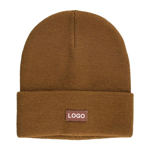 หมวกบีนนี่แฟชั่นคุณภาพสูงสำหรับฤดูหนาว สีสันหลากหลาย ผลิตตามสั่ง ขายส่ง หมวกหนาสำหรับฤดูหนาว ผู้ผลิต OEM - Product Image 2