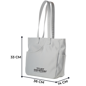 Bolsa de Mano de Lona con Logotipo Personalizado, Color Sólido, Estilo Minimalista, Abertura Superior, Bolsa de Compras para Mujer - Product Image 2