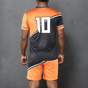 ชุดวอลเลย์บอลแบบกำหนดเองและชุดทีมพิมพ์ลายแบบ Sublimation ชุดกีฬาสำหรับผู้ชายและผู้หญิง ผลิตจากโพลีเอสเตอร์ 100% ระบายอากาศได้ดี - Product Image 3