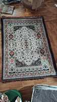 Modern Abstract Pattern Printed Cross Weave Woven Eco-Friendly Thick Medium Pile Washable Area Rug Fringe Soft Floor Carpet