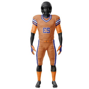 Sportswear Digital Uniform Set Sublimation Design Your Own Uniform American Football <b>Club</b> Uniform Printed Jersey Pant Sets - Product Image 5