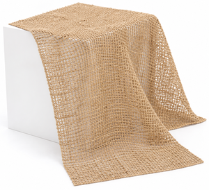 Rollo de tela de yute Fortune Fiber de 300 GSM, tejido abierto, malla de yute, ecológico, malla protectora del suelo - Product Image 3