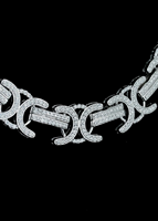 Collier chaîne cubaine en argent sterling 925 pour hommes, pour tenues décontractées et formelles, vente en gros sur mesure