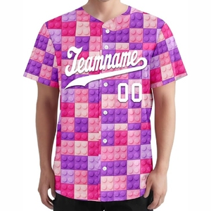 Maillot de baseball personnalisé par sublimation, respirant et anti-humidité, pour l'entraînement et les matchs d'équipe - Product Image 3