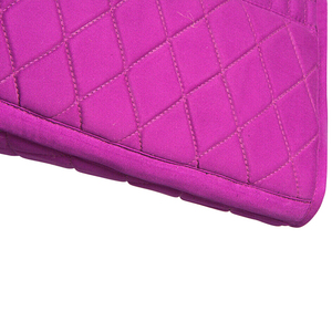 Tapis de selle tout usage violet matelassé en polyester avec doublure en polaire pour l'équitation - Product Image 2