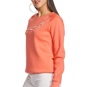 Sudadera Casual de Algodón para Mujer, Hecha a Medida, Estilo Streetwear, con Logotipo Impreso, Cuello Redondo, Invierno, Servicios OEM - Product Image 3