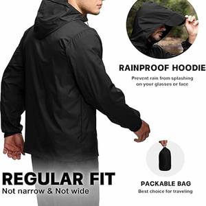 Chaqueta Softshell para Hombre con Capucha, Impermeable, Cortavientos, Ligera, para Actividades al Aire Libre, Cargada por Dress Sports - Product Image 5