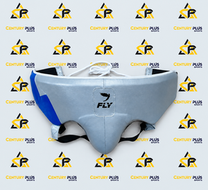 Protège-entrejambe Fly Boxing en cuir de vachette véritable, équipement de protection léger avec fermeture élastique à lacets et mousse haute densité - Product Image 2