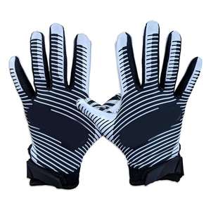 Gants de football américain en latex imprimés antidérapants sur mesure avec logo personnalisé, imperméables et compatibles avec les écrans tactiles, pour adultes unisexes - Product Image 6