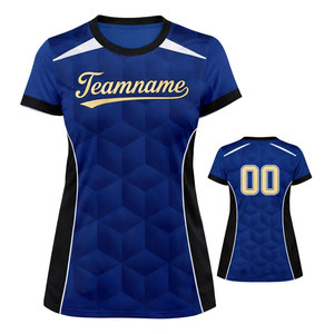 Maillot de softball premium pour femme 100 % polyester respirant à séchage rapide à manches courtes pour l'été - Product Image 5