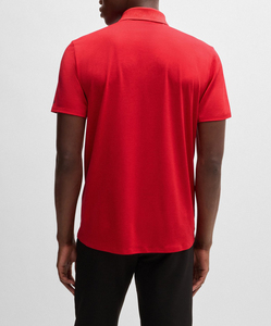 New Design Breathable Anti-Wrinkle Knitted Casual Men's Short Sleeve Shirt <b>Large</b> Size Embroidered Logo - Product Image 4