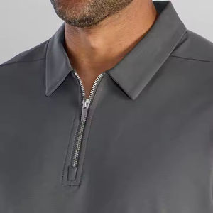 Camisetas Polo Lisas con Logotipo Personalizado, Camisetas Polo de Manga Corta de Lujo con Cierre y Corte en Cuatro Direcciones de Alta Calidad para Hombre - Product Image 5