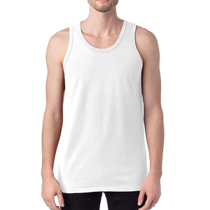 Men tank <b>Top</b> with Customized logo Wholesale Custom Logo Summer Season Comfortable Cotton Blank Men Tank <b>Top</b> - Product Image 1