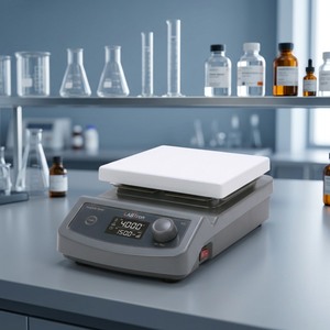 Placa Calefactora Digital con Agitador, Mantenimiento Sencillo, Calentamiento Constante, Placa Calefactora Confiable de Alto Rendimiento, Termostática Electrónica para Laboratorio Científico - Product Image 5