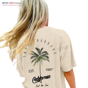 Girls Teamate Summer 2025 Unisex T-shirt Fabric Cotton Custom <b>Tshirts</b> Logo Printed OEM ODM Sublimation Plain Blank - Product Image 1