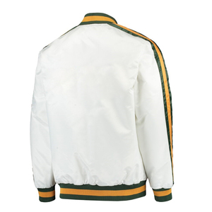 Unisex Wool <b>Leather</b> Sleeve Varsity Bomber <b>Jacket</b> Streetwear <b>Winter</b> Windproof Eco-Friendly High Quality Wholesale - Product Image 2