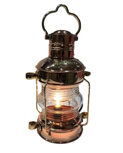 ทองเหลืองเรือสมอโคมไฟที่มีคุณภาพสูงพรีเมี่ยมดูโบราณทองเหลืองโลหะสมอเรือโคมไฟสำหรับบ้านโรงแรมตกแต่งการใช้งานขายส่ง - Product Image 1