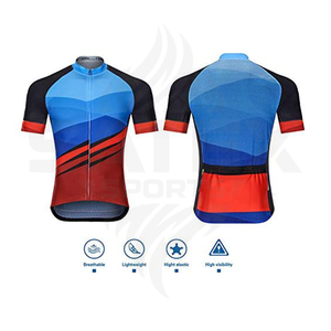 Tenue de cyclisme homme personnalisable avec logo – Respirante, coupe-vent, séchage rapide, légère, en polyester doux – Grande taille – Meilleures ventes - Product Image 5