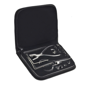 High Grade Dental Endodontic Rubber Dam Kit With <b>Frame</b> Punch <b>Clamps</b> Zipper Case Stainless Steel Tools - Product Image 1