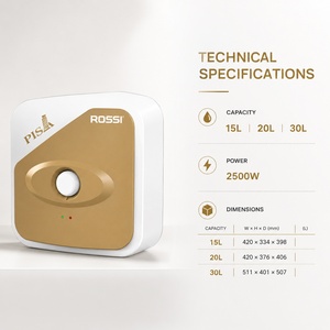 Vietnamese Factory Wholesales Price 20 Liter Tank Home Bathroom Square Electric Storage Water <b>Heater</b> Rossi Pisa Square 20 - Product Image 1
