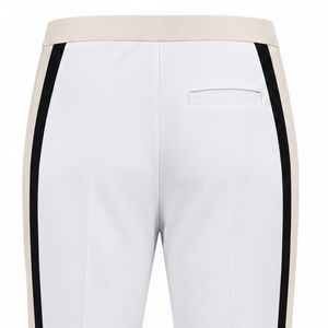 Women's White and Black Strip Golf Pants Performance <b>Athletic</b> Trousers Modern Sportswear for Golf Practice Outdoor Activities - Product Image 5