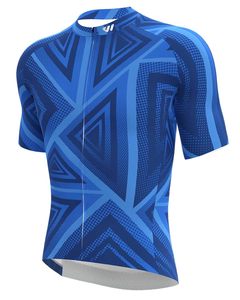เสื้อจักรยานแขนสั้นผู้ชายแบบซิปเต็มตัว มีกระเป๋าหลัง รับผลิตตามแบบ (OEM) ขายส่ง - Product Image 1