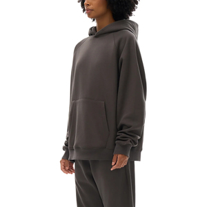 เสื้อฮู้ดดี้โอเวอร์ไซส์พรีเมียม |   เสื้อพูลโอเวอร์ผ้าฝ้ายฟลีซแบบเรียบ สไตล์สตรีทแวร์ สำหรับโรงเรียน มหาวิทยาลัย และวิทยาเขต - Product Image 3