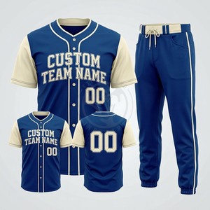 Ensemble d'uniformes de baseball personnalisés pour hommes, maillot et pantalon en polyester, bordeaux et gris, nom et numéro de l'équipe 00, vêtements de sport respirants - Product Image 6