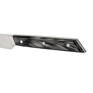Black Marble Pattern Handle Paring Knives with Silver Metal Bolster Slim Pointed Blade for <b>Fruit</b> Cutting <b>Veg</b> Peeling <b>and</b> Food - Product Image 6