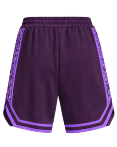 Shorts de basketball pour hommes violet foncé et violet clair, respirants, séchage rapide, pour sport, gym, entraînement, course à pied, athlétisme, personnalisables - Product Image 5