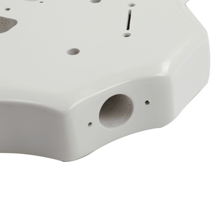 Kits de guitarra eléctrica DIY de 6 cuerdas con forma de llama, cuerpo de caoba HSH, accesorios de mástil de arce, color blanco - Product Image 2