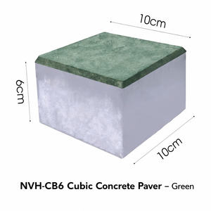 Adoquín de Hormigón Cúbico NVH-CB6 Ecológico y Duradero para Uso en Exteriores y Parques - Product Image 4
