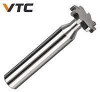 Fraise en carbure à 6 dents, longueur de coupe 80 mm, non revêtue, pour usinage en CNC