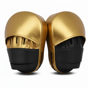 Professional Training <b>Focus</b> <b>Pads</b> Custom Made Leather Boxing <b>Focus</b> Mitts High Quality Custom Logo <b>Focus</b> Mitts - Product Image 1