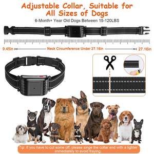 IPX6 Waterproof Single <b>Dog</b> Training <b>Collar</b> Receiver <b>Shock</b> Vibration Beep Mode Remote for Small Medium Pet Training Supplies - Product Image 6