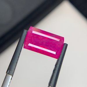 Rubis de Cachemire Naturel Certifié Lotus Antique Coussin Rose Vif Gemme Rose de Haute Qualité Pierre Précieuse pour Bijoux - Product Image 3