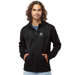 Poly Tech <b>Zip</b> Hoodie Lightweight Full <b>Zip</b> <b>Hooded</b> Sweatshirt Moisture Wicking Performance Jacket for Sports Training Casual Every - Product Image 1