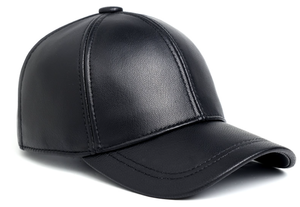 High Quality PU Leather Baseball Cap Unisex Adjustable Custom Logo Embroidery Hat Wholesale OEM - Product Image 5